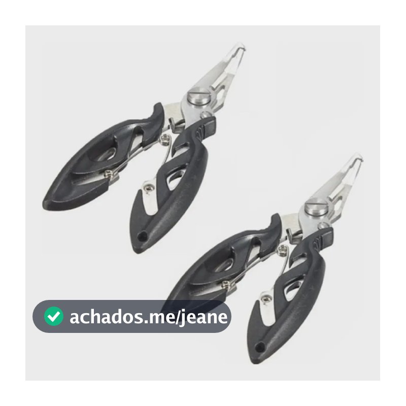 Alicate Inox P/ Trocar Garateia Split Ring Anzol - 2 Unidade