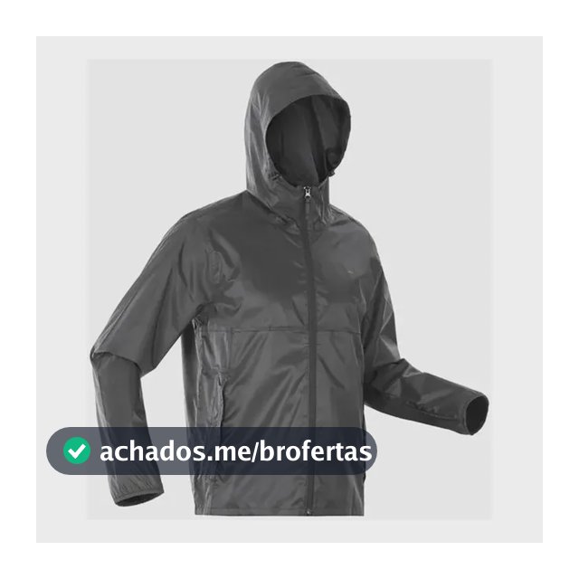 Casaco Masculino Impermeável Quechua Raincut Fullzip