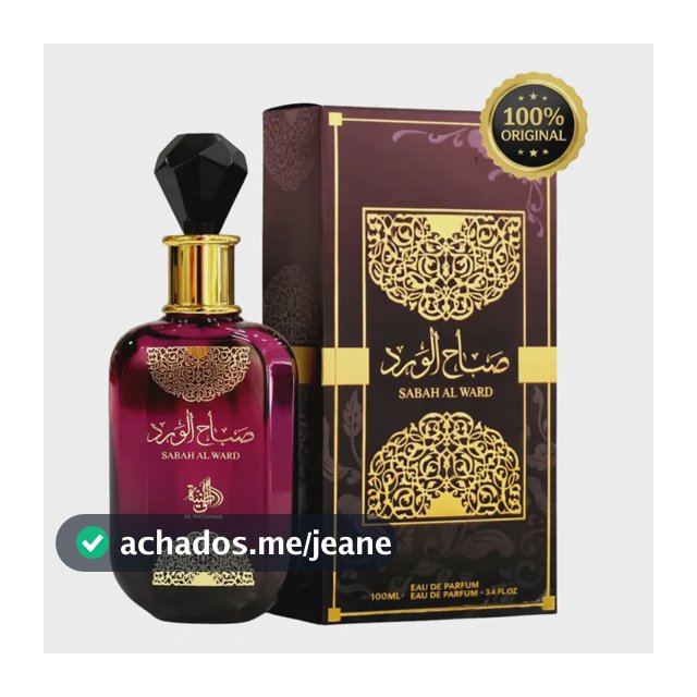 Perfume Arabe Feminino Al Wataniah Sabah Al Ward Edp 100ml