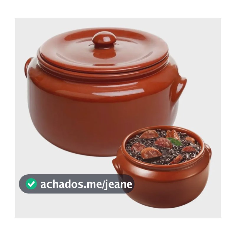 Caçarola Barro N°3 Profissional 3,5l Feijoada Buffet 1703 Marrom