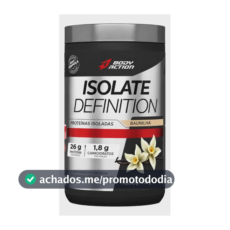 Whey Isolado Proteína 100% Isolada 900g Body Zero Açúcar