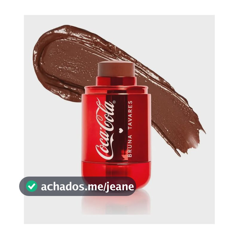Bt Coca Cola Stick Blush Bruna Tavares Todas As Cores Drink Please Marrom Neutro