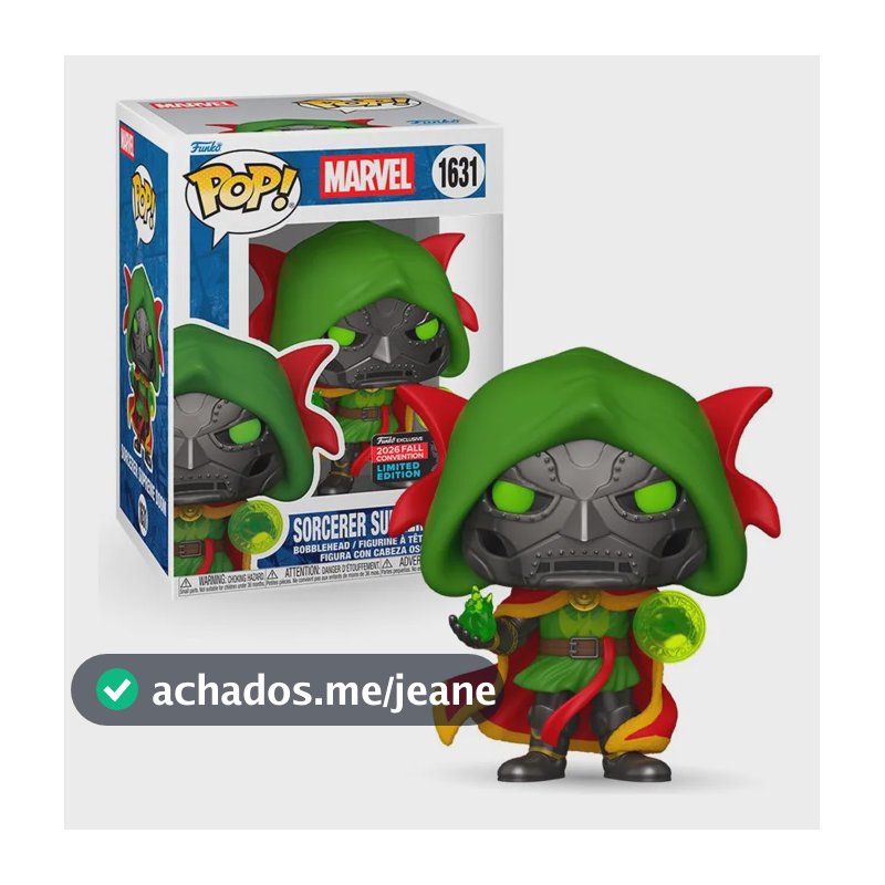 Boneco Funko Pop! Exclusivo Nycc Marvel - Mago Supremo