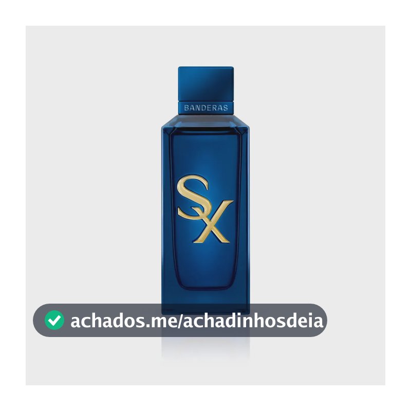 Perfume masculino Banderas Seduction X Eau de Parfum 100ml - Aromático - Longa duração - Projeção Marcante e acordes que reagem com o calor do seu corpo
