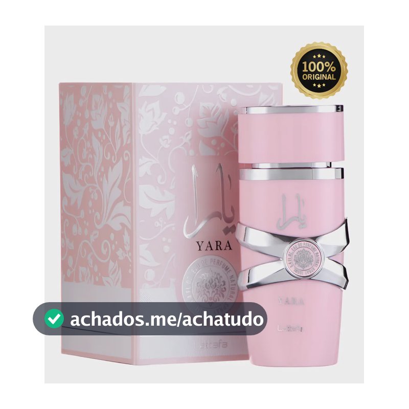 Perfume Árabe Feminino Yara Lattafa Eau De Parfum 100 Ml