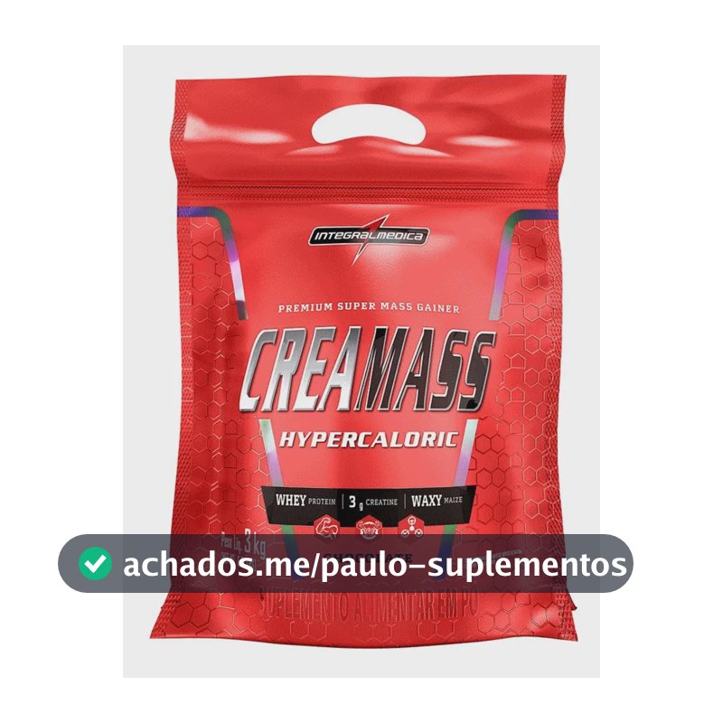 Hipercalórico/Proteína Creamass Hipercalórico Pouch 3kg Integralmedica sabor Chocolate x 3kg