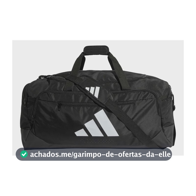 Mala Esportiva Duffel Defender 94 L adidas Preto Liso
