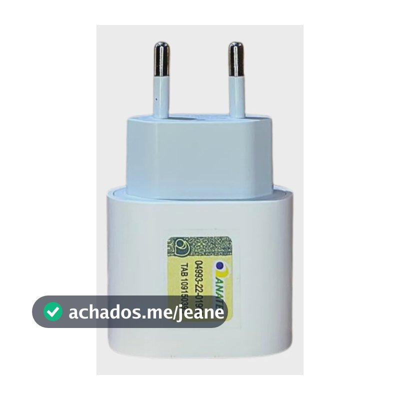 Carregador Fonte Original Apple 20w Usb-c  iPhone 15 E 16 Branco