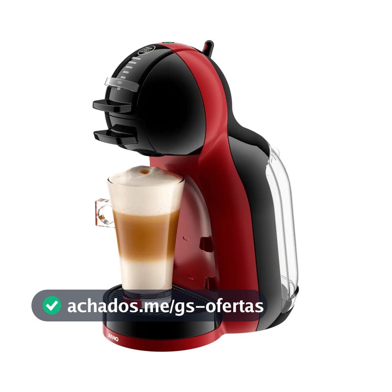 Cafeteira Nescafé Dolce Gusto Mini Me Vermelha e Preta