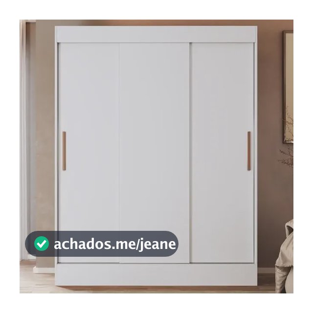 Guarda-roupa 3 Portas 2 Gavetas Flórida Multimóveis Vcr4142