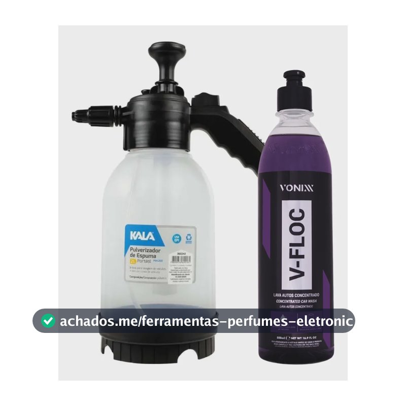 Snow Foam 2 Litros Shampoo Vonixx Kit Limpeza Automotiva