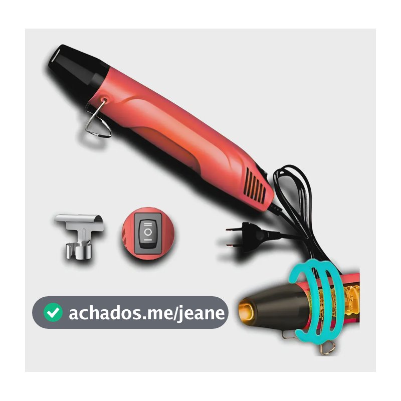 Soprador Térmico Refletor  Suporte Bico Articulável - 110 V Sortido 127v