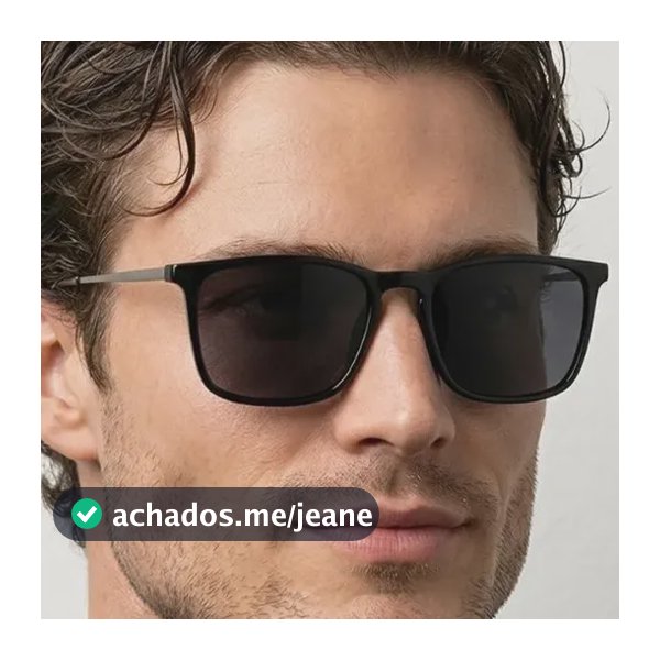Óculos Escuro Retangular Unissex Uv400 Frete Gratis