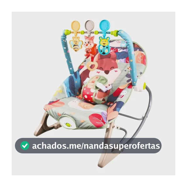 Cadeira de Descanso e Balanço Bebê Musical Funtime Maxi Baby Baxter Esquilo
