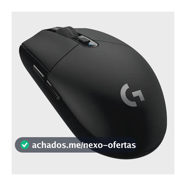 Mouse Gamer Sem Fio Logitech G Series Lightspeed G305 Preto