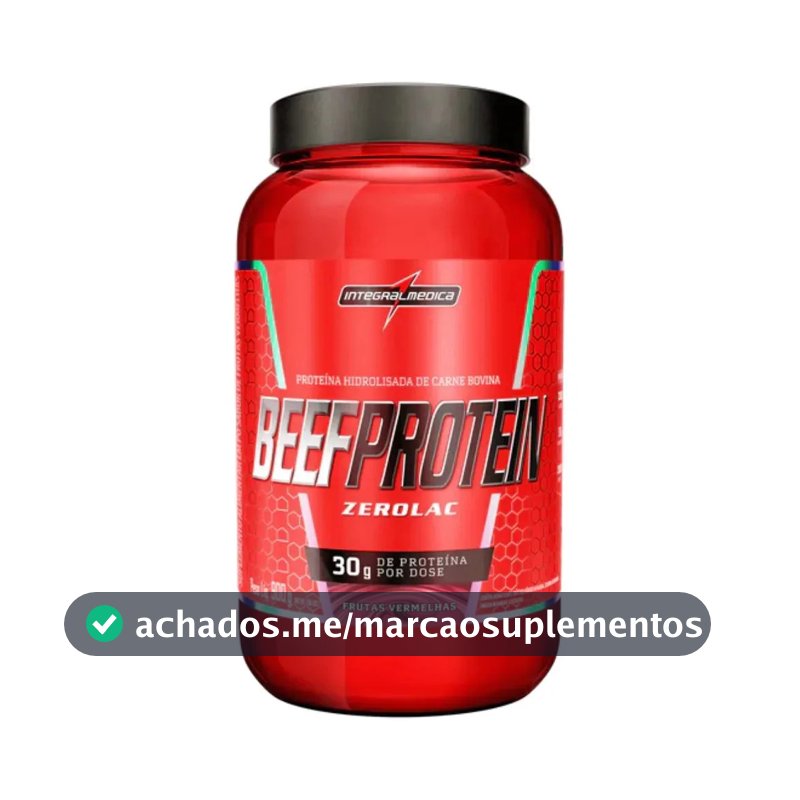 Beef Protein Hidrolisado Frutas Vermelhas 900g Integral
