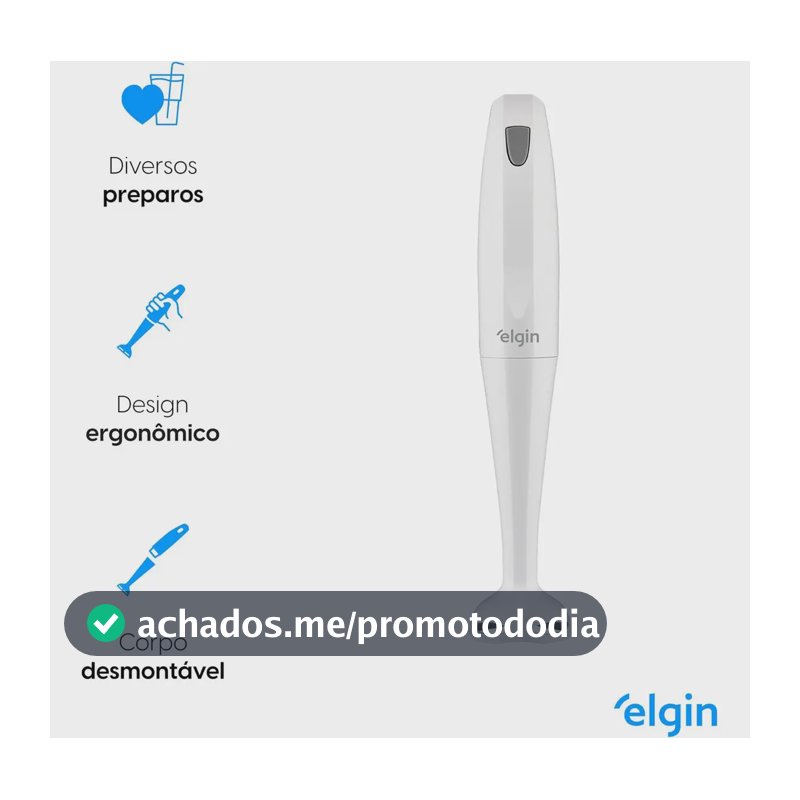 Mixer De Mão 200w Compacto Leve E Ergonômico MIX1001 Elgin