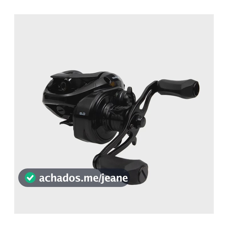 Carretilha De Pesca Black Tamba Pro Staff Bg 12 Rolamentos Esquerda - Maruri