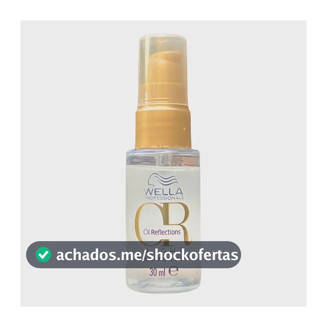 Óleo Capilar Wella Professionals Oil Reflections Light 30ml