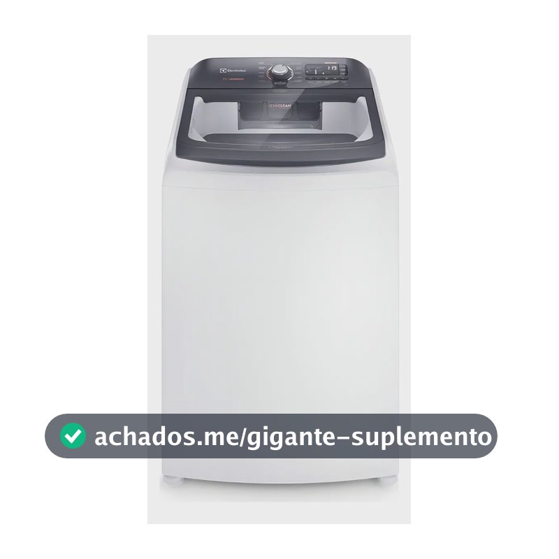 Máquina de Lavar 15kg Electrolux Premium Care com Cesto Inox, Jet&Clean e Time Control LEC15