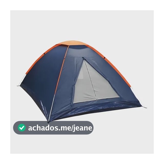 Barraca De Camping 3 Pessoas Panda Iglu Impermeável Nautika Azul