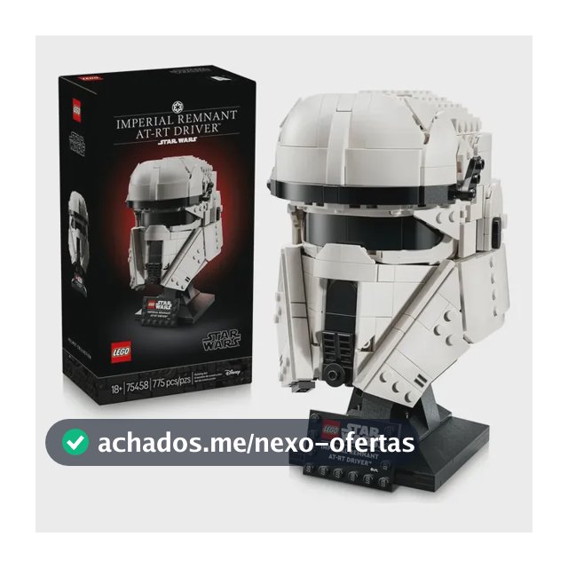 Capacete de piloto Lego Star Wars 75458 Tm at-RT 775 peças