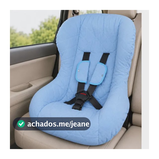 Capa Para Cadeirinha De Carro Preta - 02 Peças