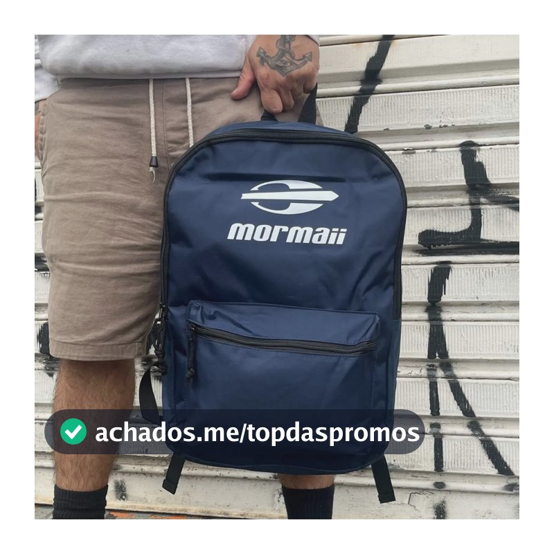 Mochila Mormaii Resistente Casual 21 Litros Básica Azul Azul Un
