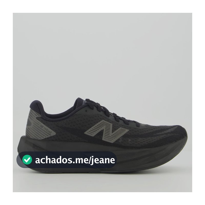 Tênis New Balance Fuelcell Rebel V5 Feminino All Black Preto - 38,0 Br