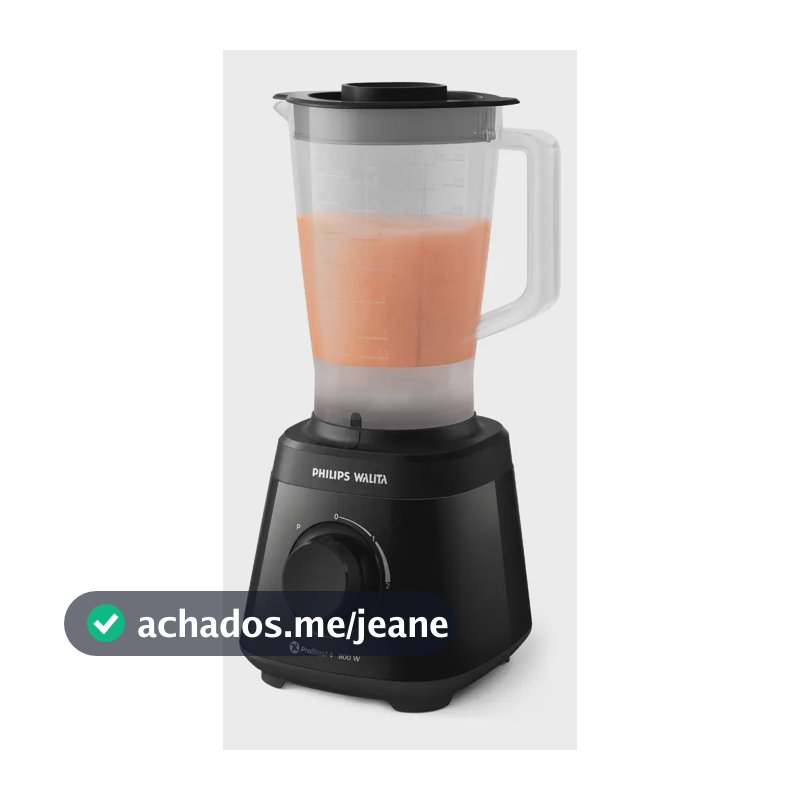 Liquidificador Daily HR2155 Philips Walita Preto 800W
