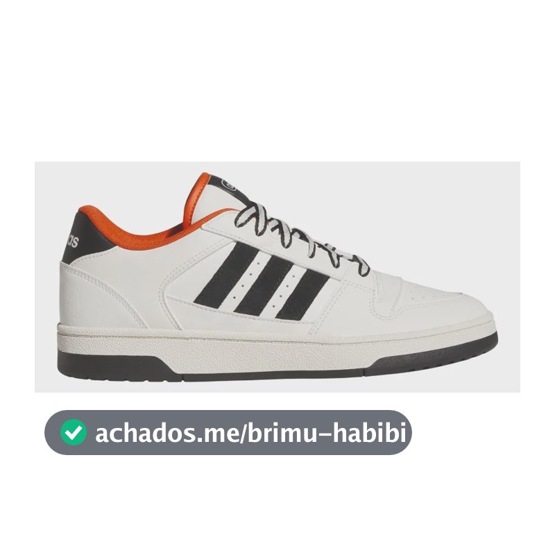 Tênis Masculino Break Start adidas Branco Liso 42 Br