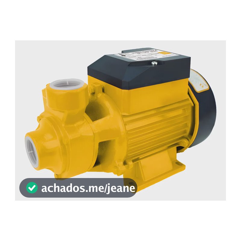 Bomba D`água Periférica 1/2cv B500 Cor Amarelo 60hz Jst Fase Elétrica Monofásica Frequência 60
