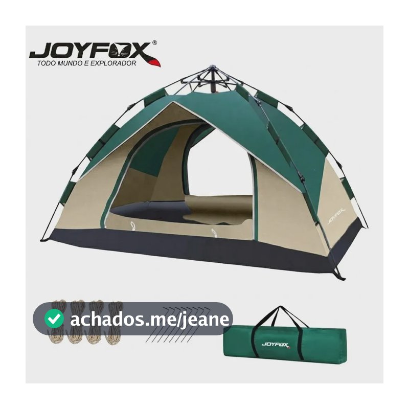 Barraca De Acampamento Automática 3-4 Pessoas Impermeável Tecido 210D Oxford Novo Design