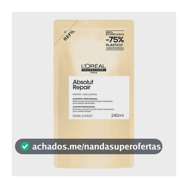 Shampoo Refil Absolut Repair 240ml L'oréal Professionnel