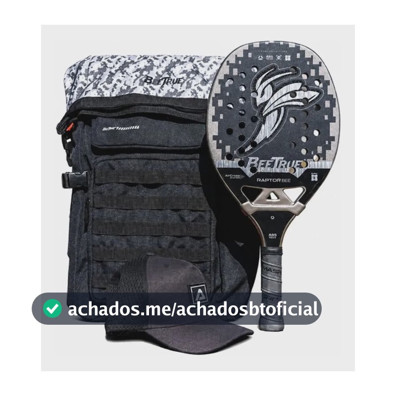 Raquete Beach Ama Raptor Bee Edição Ltda Boné E Mochila - 6k 323 Gramas 25.9 Balance