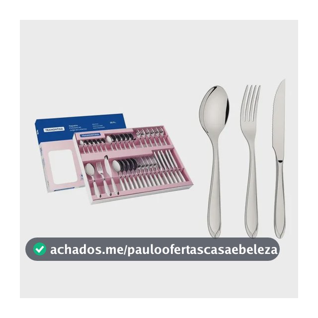 Tramontina Faqueiro Laguna Aço Inox Brilhoso 36 Peças
