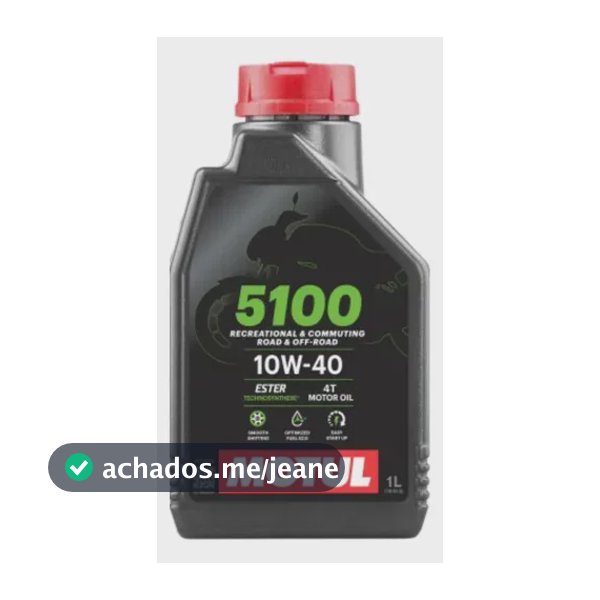 Óleo para Motor de Moto Motul 5100 4T 10W40 1 L