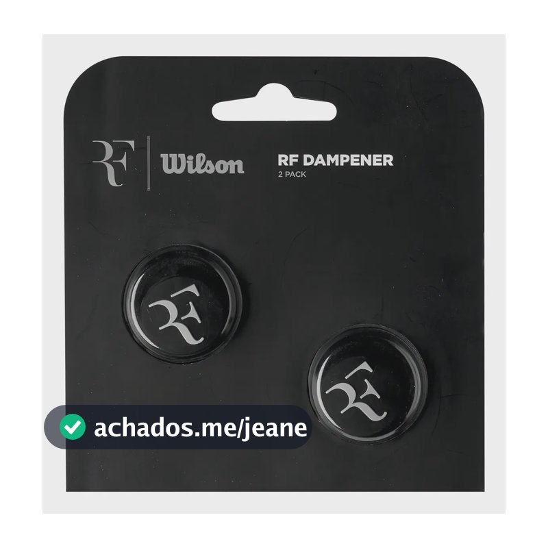 ANTIVIBRADOR, AMORTECEDOR, WILSON RF DAMPENER ORIGINAL 2 UNIDADES PARA RAQUETE DE TÊNIS