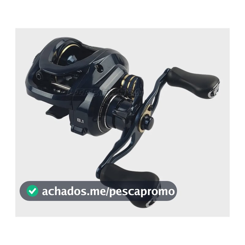 Carretilha Daisen Kitsune 11 Rolamentos Drag 5kg Relação 8.1:1 Azure