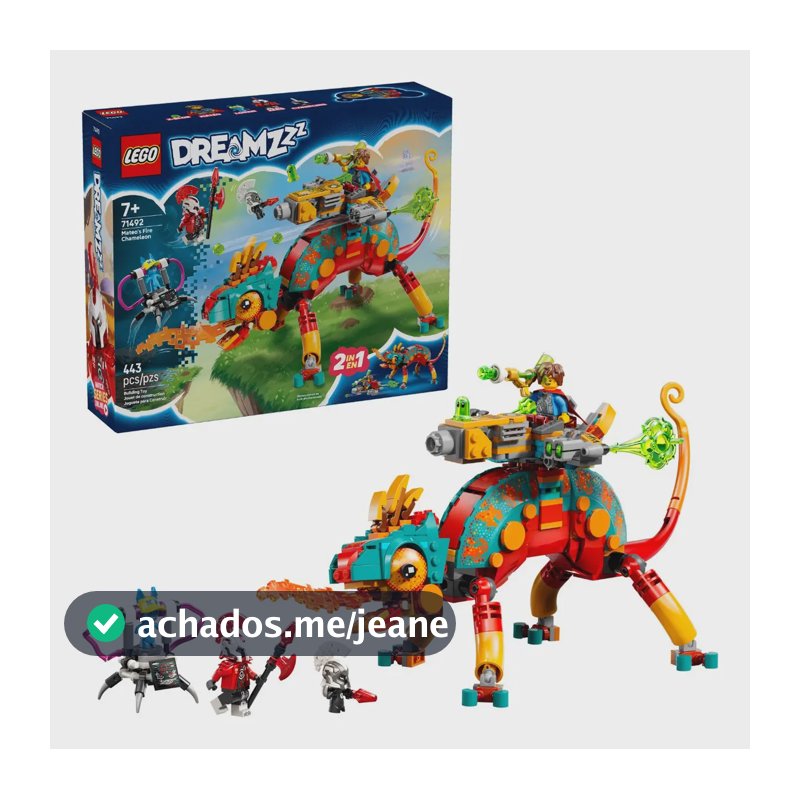 Brinquedo LEGO® Dreamzzz Flaming Chameleon Mateo 71492