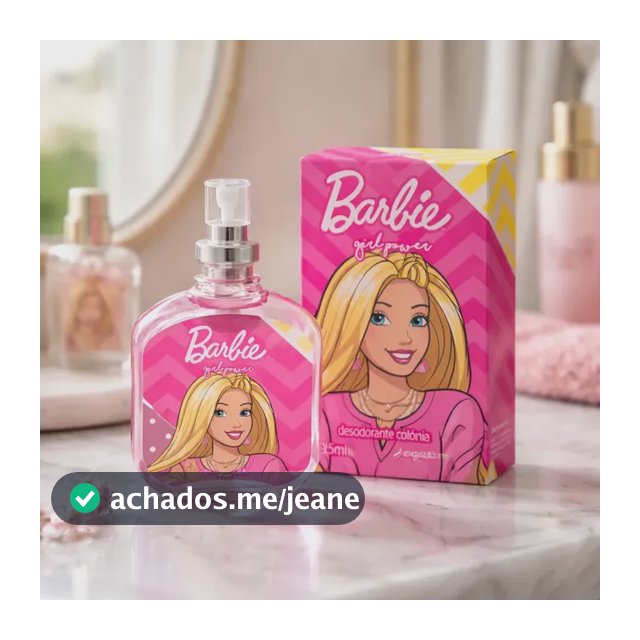 Deo Colônia Infantil Jequiti Barbie Girl Power 25ml