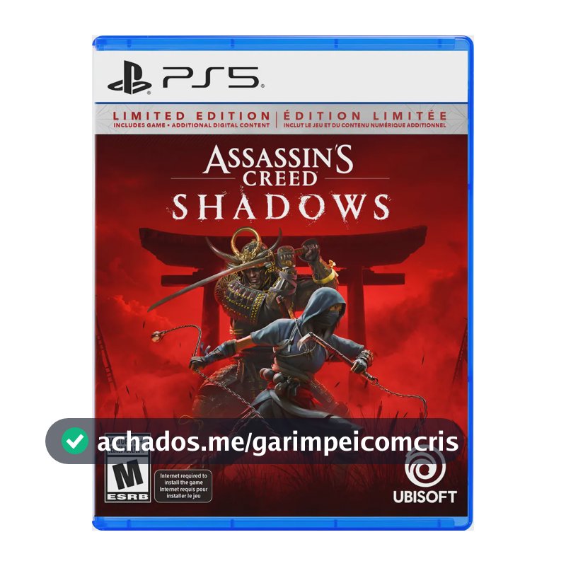 Sombras de Assassin's Creed - Ed. Limitado ao PS5 Exclusive