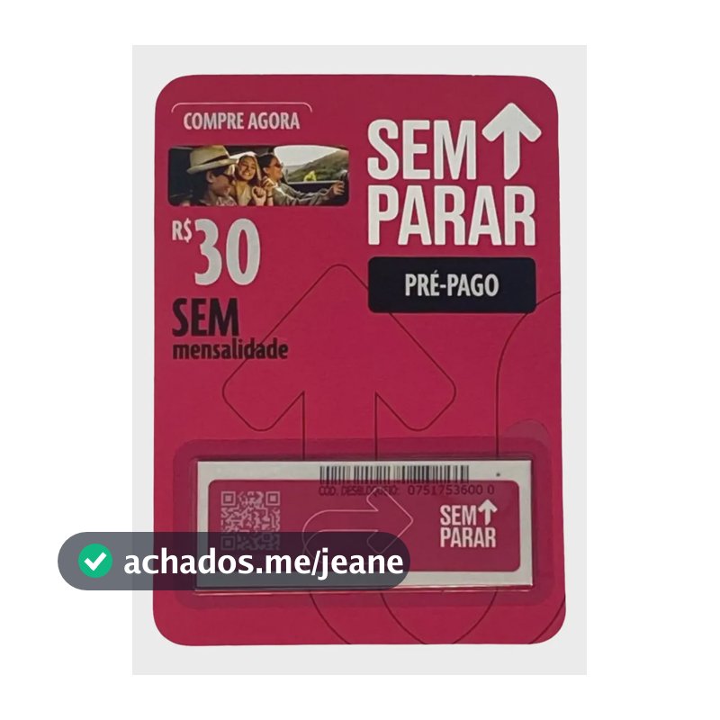 Tag Sem Parar Pré Pago Ganhe 30 Reais Sem Mensalidade