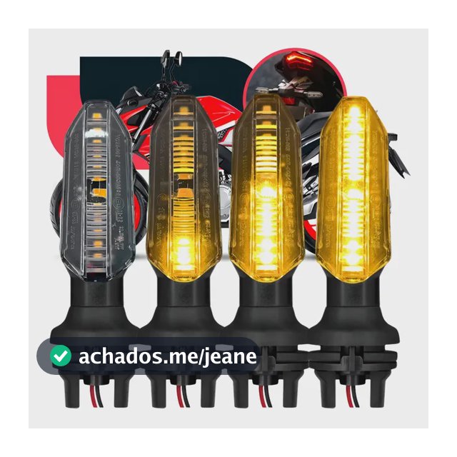 Kit 4 Pisca Seta De Led Cb250 Twister Cg Titan Fan Start 160