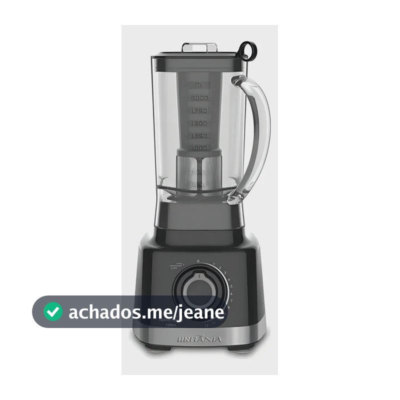 Liquidificador Britânia Blq1300p Turbo 1200w 3 L 110v