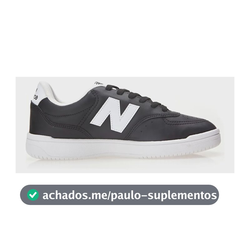 Tênis New Balance Sem Gênero Bb80 Preto Liso 40 Br