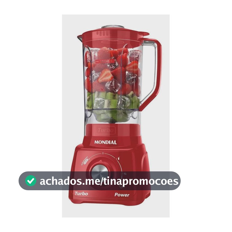 Liquidificador Turbo Power Mondial 550W L-99 FR