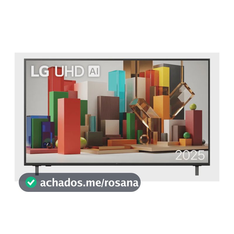 Smart TV Profissional 4K 50" LG UHD 50AU801 Processador α7 AI Ger8 Super Upscaling Google Cast Alexa Integrado Controle AI Smart Magic WebOS 25
