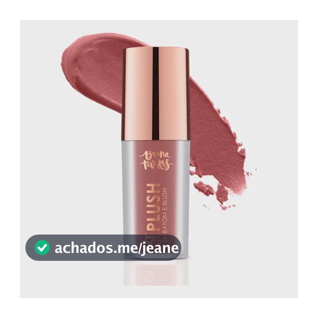 Bt Plush Multifuncional 2x1 Batom E Blush Bruna Tavares Cor Vintage