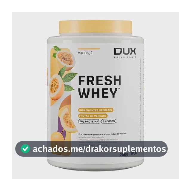 Fresh Whey + Saudável Dux Nutrition 900g - Sabores Sabor Maracujá